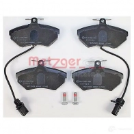 Тормозные колодки дисковые, комплект METZGER 1170082 219 45 995353 C60O4 - Изображение 2