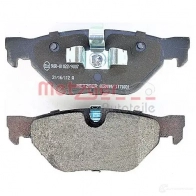 Тормозные колодки дисковые, комплект METZGER 239 26 1170031 995302 UH2S1U - Изображение 3