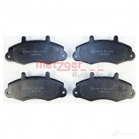 Тормозные колодки дисковые, комплект METZGER 1170604 GKVCRAK 995875 2147 0 - Изображение 2