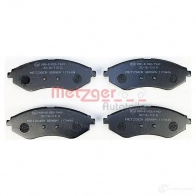 Тормозные колодки дисковые, комплект METZGER 1170404 995675 XFX1WGC 2397 4 - Изображение 2