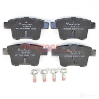 Тормозные колодки дисковые, комплект METZGER 2 4260 BOVWS5E 995363 1170092 - Изображение 2