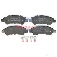 Тормозные колодки дисковые, комплект METZGER 995356 EDFP2ZJ 1170085 24 465 - Изображение 2