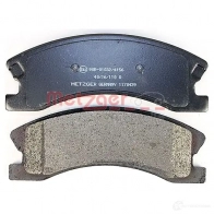 Тормозные колодки дисковые, комплект METZGER 1170439 240 83 YYP09EG 995710 - Изображение 3