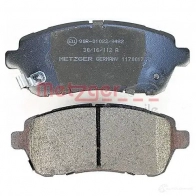 Тормозные колодки дисковые, комплект METZGER 1170017 995288 2428 3 24284 - Изображение 3