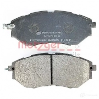 Тормозные колодки дисковые, комплект METZGER 996107 24223 242 22 1170841 - Изображение 3