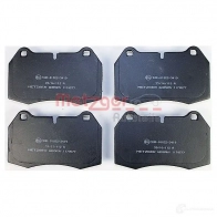 Тормозные колодки дисковые, комплект METZGER AOEOD87 2 1471 995848 1170577 - Изображение 2