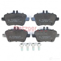 Тормозные колодки дисковые, комплект METZGER 1170204 T2D52F 24 848 995475 - Изображение 2