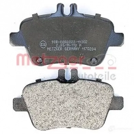 Тормозные колодки дисковые, комплект METZGER 1170204 T2D52F 24 848 995475 - Изображение 3