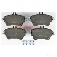Тормозные колодки дисковые, комплект METZGER 1170149 25 326 TFQOGXN 995420 - Изображение 2
