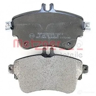 Тормозные колодки дисковые, комплект METZGER 1170149 25 326 TFQOGXN 995420 - Изображение 3
