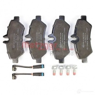 Тормозные колодки дисковые, комплект METZGER 995308 QS1GRW 2919 0 1170037 - Изображение 6