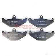 Тормозные колодки дисковые, комплект METZGER 995633 2041 0 1170362 20423 - Изображение 2