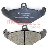 Тормозные колодки дисковые, комплект METZGER 995633 2041 0 1170362 20423 - Изображение 4