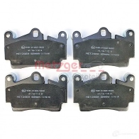 Тормозные колодки дисковые, комплект METZGER 2369 4 4TY6Z1 995462 1170191 - Изображение 2