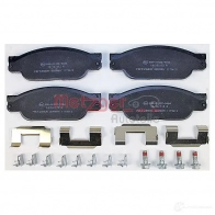 Тормозные колодки дисковые, комплект METZGER AATDQ 995881 2 3423 1170610 - Изображение 2