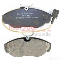 Тормозные колодки дисковые, комплект METZGER 2360 2 TQDLFP 995765 1170494 - Изображение 3