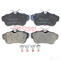 Тормозные колодки дисковые, комплект METZGER 2457 8 5JARLL 995463 1170192 - Изображение 2