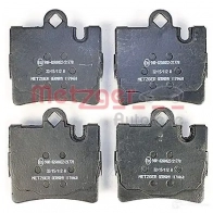 Тормозные колодки дисковые, комплект METZGER 1170460 995731 23 078 UKIMD5I - Изображение 2