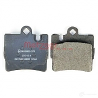 Тормозные колодки дисковые, комплект METZGER 1170460 995731 23 078 UKIMD5I - Изображение 3