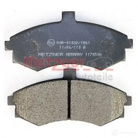 Тормозные колодки дисковые, комплект METZGER MB97Q 2403 1 1170506 995777 - Изображение 4