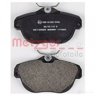 Тормозные колодки дисковые, комплект METZGER LI8WU82 995923 244 62 1170653 - Изображение 3