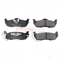 Тормозные колодки дисковые, комплект METZGER 1170884 1437583324 9QA 81C - Изображение 3