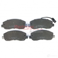 Тормозные колодки дисковые, комплект METZGER 995419 25148 1170148 251 47 - Изображение 2