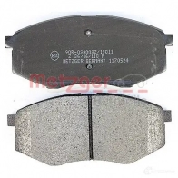Тормозные колодки дисковые, комплект METZGER 25188 1170524 995795 2518 7 - Изображение 4