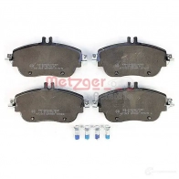 Тормозные колодки дисковые, комплект METZGER QXGPZK 2486 9 1170215 995486 - Изображение 2