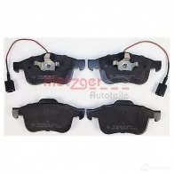 Тормозные колодки дисковые, комплект METZGER 1170636 243 39 OGOSQ0 995907 - Изображение 2