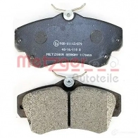 Тормозные колодки дисковые, комплект METZGER 235 32 1170459 995730 UEAM9W - Изображение 4