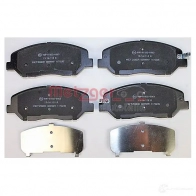 Тормозные колодки дисковые, комплект METZGER 995476 24352 1170205 2 4351 - Изображение 2