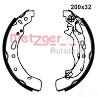 Тормозные колодки METZGER U Y4E6 4250032527211 Mazda 2 (DE) 3 Хэтчбек 1.5 MZR 102 л.с. 2011 – 2015 MG 237