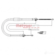 Трос ручника METZGER 11.6574 Renault Clio 3 (BR, KR) 2005 – 2012 I7 IHX7 4250032442675
