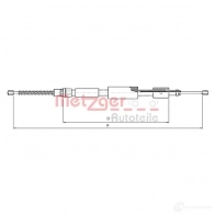 Трос ручника METZGER 0 LMF0V7 4250032401627 10.4574 Peugeot 306 1 (7D, N3, N5) Кабриолет 1.8 101 л.с. 1994 – 2002
