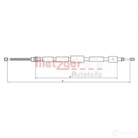 Трос ручника METZGER 10.6032 NVXSY8P Peugeot 306 1 (7B, N3, N5) Седан 1.9 D 69 л.с. 1998 – 2001 1 0.6041