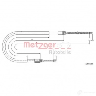 Трос ручника METZGER 10.6697 Y2 YCZR 993451 4250032402693