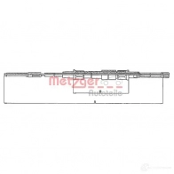 Трос ручника METZGER 35T3TB 10.7401 993496 3 16074018 - Изображение 2