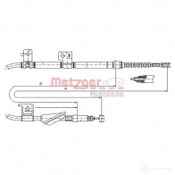 Трос ручника METZGER 17.4034 4250032409876 T Q2TX0 Honda