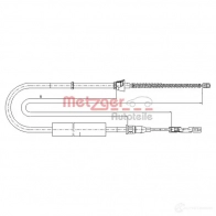 Трос ручника METZGER 4250032423865 993526 10.7507 0VOX 97