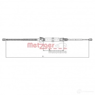 Трос ручника METZGER Skoda Octavia 02T WQN4 10.9034 4250032436582