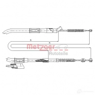 Трос ручника METZGER Toyota Celica (T200) 6 1993 – 1999 1UV3 9KW 4250032409326 17.1297
