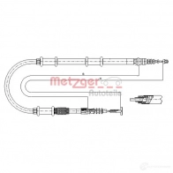 Трос ручника METZGER 8V7 C9 4250032436896 491.21 Fiat Multipla (186) 1 Минивэн 1.9 JTD 110 110 л.с. 2001 – 2002