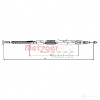 Трос ручника, стояночного тормоза METZGER 4250032412814 WX5 DM 46113 Fiat Marea (185) 1 Универсал 2.4 JTD 130 130 л.с. 1999 – 2002
