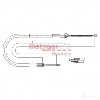 Трос ручника METZGER ZYG E9 4250032407117 Renault Clio 2 (CB, SB) 1998 – 2005 11.6583