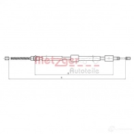 Трос ручника METZGER JKCAK G 4250032401580 993304 10.4566