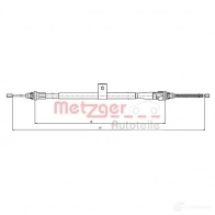 Трос ручника METZGER 17.0009 Z7 JCTMB Nissan Note (E11) 1 Хэтчбек 1.5 dCi 68 л.с. 2006 – 2012 4250032507008