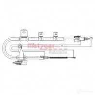 Трос ручника METZGER Hyundai Matrix (FC) 1 Минивэн 1.8 122 л.с. 2001 – 2010 4250032460310 I0F BCN 17.2561