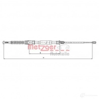 Трос ручника, стояночного тормоза METZGER 107516 2 VKIA0 1437612951
