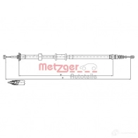 Трос ручника METZGER 12.0726 X 9HCROO 996257 4250032462321